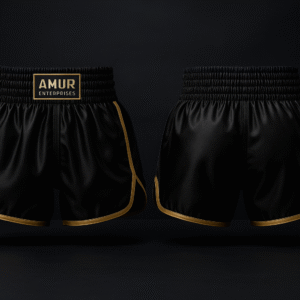 Traditional Muay Thai Shorts – Classic Satin Wide-Leg Style