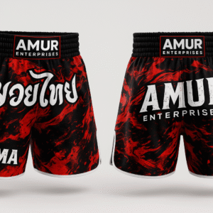 Fully Sublimated Muay Thai Shorts – Custom All-Over Print for Teams & Brands