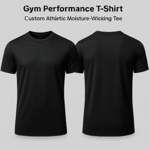 Gym Performance T-Shirt – Custom Athletic Moisture-Wicking Tee