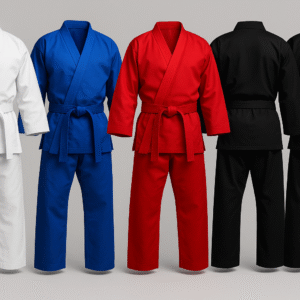 Custom Colored Karate Uniforms – Red, Blue, Black & More