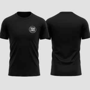 Minimalist Black Rash Guard – Custom Academy Edition