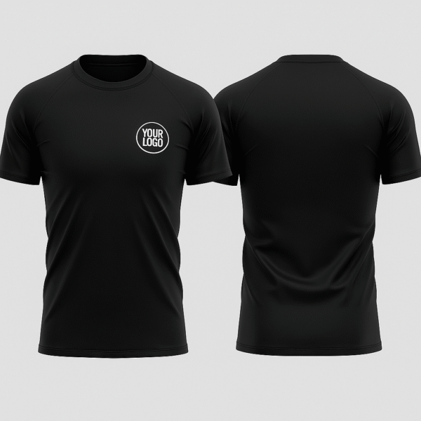 Minimalist Black Rash Guard – Custom Academy Edition