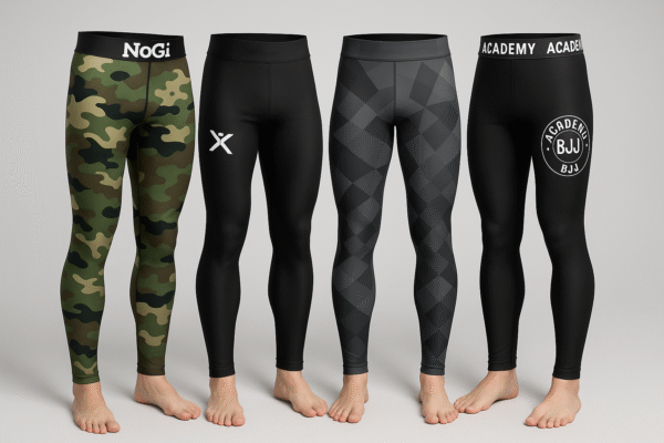 Custom Grappling Spats – Multiple Designs Showcase (MOQ 10)