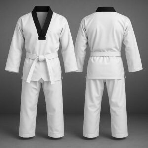 Custom Taekwondo Uniform – V-Neck (Lightweight & Heavyweight)