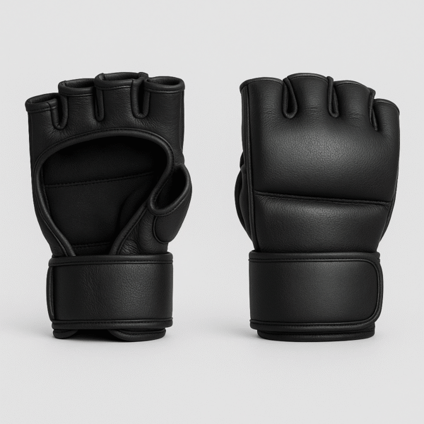 Hybrid MMA Gloves Front and Back View
