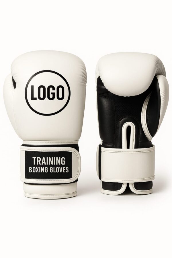 Custom Training Boxing Gloves Front and Back – PU Leather – Amur Enterprises
