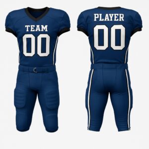 Front and back view of Pro Tackle American Football Uniform – GridIron Series